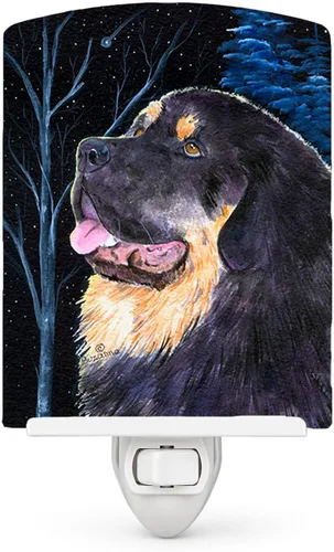 Miniatura 40 de Tesoros de la Caroline Noche estrellada Chihuahua Luz, 6" x 4," Multicolor Chihuahua 08