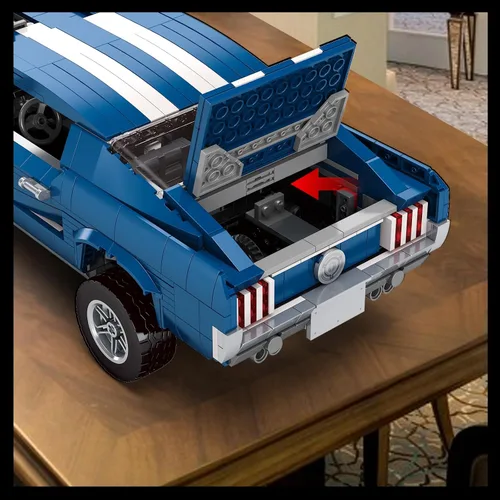 Miniatura 3 de Creater Expert GT 1976 - Juguetes de bloques de construcción, compatibles con Lego Car para adultos, modelo avanzado de coche de coleccionista