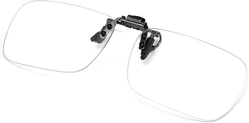 Miniatura 2 de FONHCOO Lentes de bloqueo de luz azul con clip para mujeres y hombres, clips en tus lentes graduados o de lectura, ligeros, sin marco, sin marco