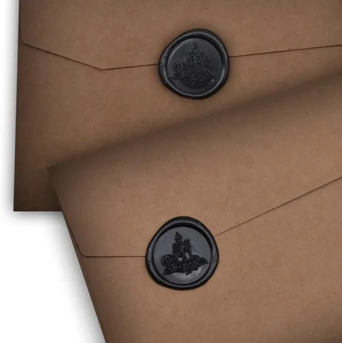 Miniatura 2 de Barras de cera de sellado para pistola de pegamento, color negro, ideal para invitaciones de boda, sobres de tarjetas, correos de caracol, paquetes