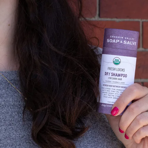 Miniatura 8 de Chagrin Valley Soap & Salve Champú seco natural orgánico en polvo, para cabello claro, menta fresca, absorbe el aceite entre lavados, refresca