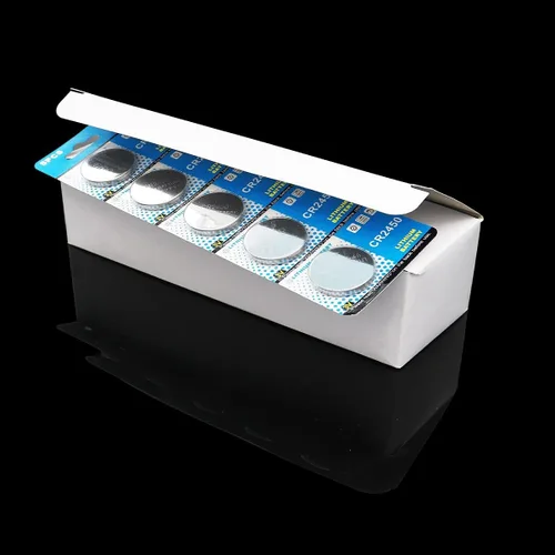 Miniatura 8 de 10 unids CR2450 batería 550mAh 3V CR2450 KCR2450 5029LC LM2450 CR2450H pilas de botón para juguete velas sin llama reloj