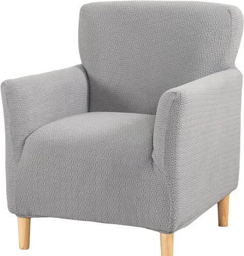 Miniatura 63 de Fundas de jacquard para sillón de banquete, fundas suaves para sillón, fundas elásticas de 1 pieza para sala de estar, funda antideslizante