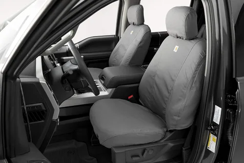 Covercraft Carhartt SeatSaver - Fundas de Asiento Personalizadas | Se adapta a Ford F-250/F-350/F-450/F-550 2017-2018 | Asientos Individuales de