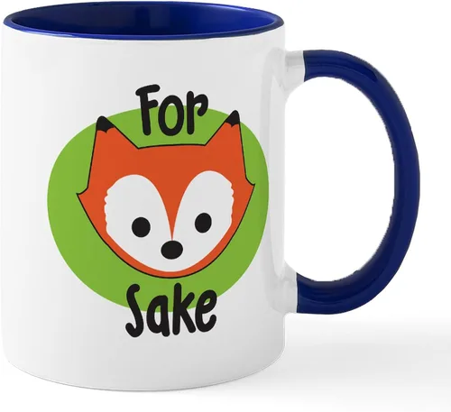 Miniatura 8 de CafePress Taza de café de cerámica For Fox Sake de 11 oz (11.0 fl oz)