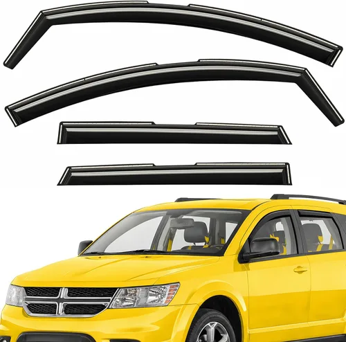 Miniatura 26 de Deflectores de ventana extra duraderos en el canal, protectores de lluvia aptos para Toyota RAV4 2019-2025, viseras solares, ventilación de viento