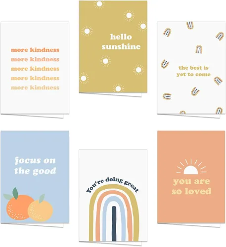 Miniatura 17 de Canopy Street Bestie Food - Tarjetas de notas / 4 5/8 pulgadas x 6 1/4 pulgadas / 12 tarjetas de felicitación ilustradas de Thinking Of