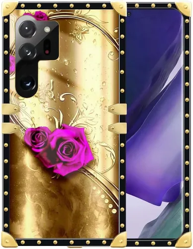 Miniatura 7 de Funda compatible con Samsung Galaxy S23 Ultra, J Crown Queen con estampado de leopardo de lujo, elegante, suave, TPU, a prueba de golpes, protección