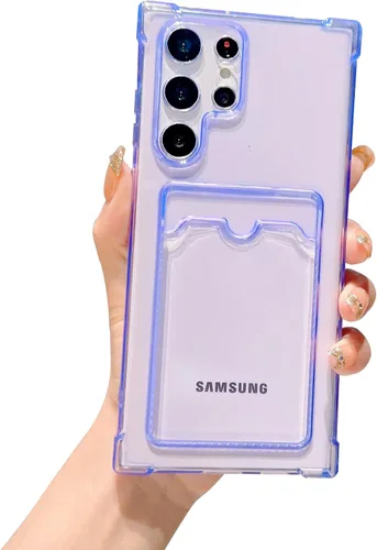 Miniatura 153 de Tuokiou Funda para Samsung Galaxy A14 5G, Fundas Protectoras Transparentes con Ranura para Tarjetas, Funda Cartera de TPU Suave Ajustada Resistente