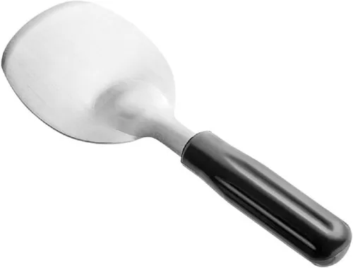 Miniatura 4 de TrueCraftware Pala de helado resistente, hoja de acero inoxidable con mango de plástico de color negro