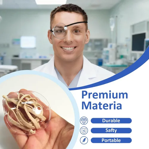Miniatura 3 de AMZVIO 2 protectores de ojos para después de cirugía de cataratas, protector de ojos transparente con correa ajustable, parche médico para adultos
