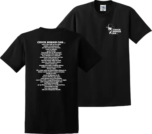 Miniatura 4 de Camiseta divertida aprobada por Chuck Norris (S-5X)