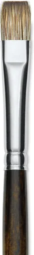 Miniatura 2 de Silver Brush Limited 26024 Monza Bright - Brocha para pinturas al óleo y acrílicas, tamaño 4, mango largo
