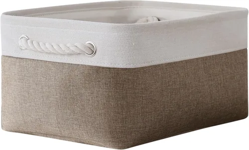 Miniatura 22 de TheWarmHome Contenedores de almacenamiento para estantes, tamaño mediano, 3 unidades, 13.8 pulgadas de largo x 9.8 pulgadas de ancho x 6.7 pulgadas