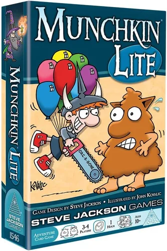 Steve Jackson Games Munchkin Lite Juego de cartas | Juego de cartas familiar | Juego para adultos, niños y familia | Juego de aventuras de fantasía