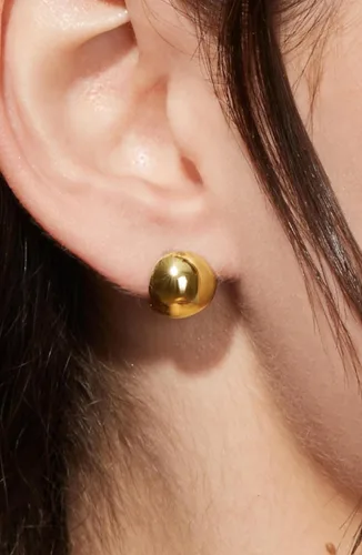 Miniatura 89 de Aretes de aro gruesos de oro para mujer, chapados en oro de 14 quilates, aretes de aro triple, hipoalergénicos, a la moda, aretes de aro gruesos