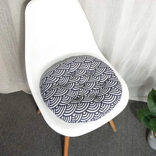 Miniatura 2 de vctops Cojín redondo suave bohemio para silla de jardín, patio, hogar, cocina, oficina, asiento, cojín de nube de 16 pulgadas de diámetro
