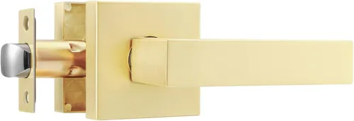 Miniatura 37 de Leydebong Paquete de 2 pomos de puerta de entrada con llave igual, pomo de puerta con cerradura y llave, manijas de puerta doradas para exterior e