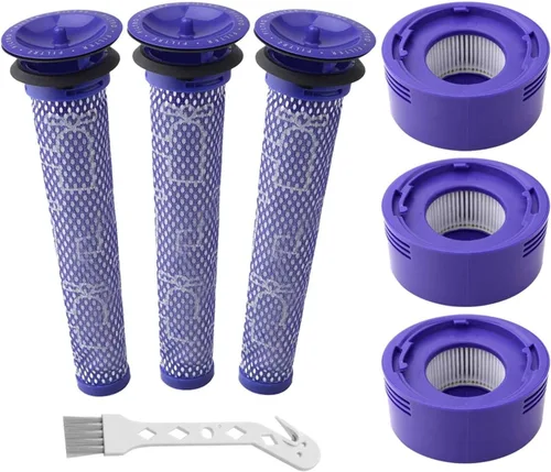Paquete de 8 filtros de repuesto para aspiradora compatibles con Dyson V7, V8 Animal y V8 Absolute Cordless Vacuum 3 Post/3 Pre Filter (Color : 6 6