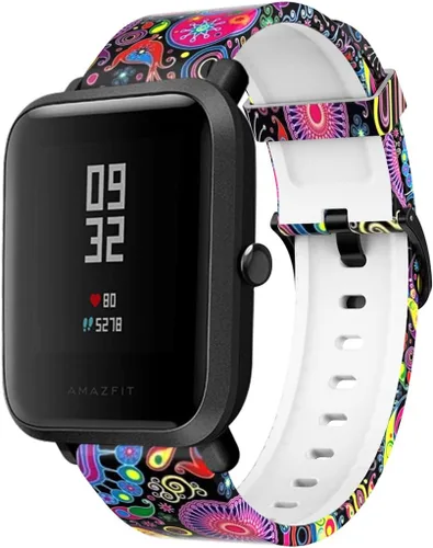 Miniatura 7 de Paquete de 5 correas compatibles con Garmin Venu/Venu Sq Smart Watch, 0.787 pulgadas, repuesto flexible de silicona suave resistente al sudor