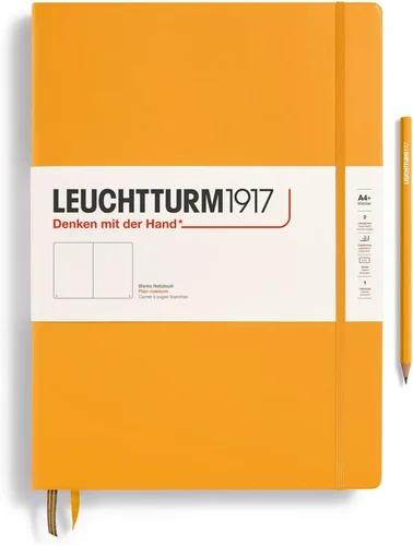 Miniatura 14 de LEUCHTTURM1917 - Cuaderno de tapa dura Master Classic A4+ - 235 páginas numeradas para escritura y diario (negro, a rayas)