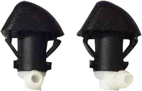 Miniatura 4 de ZHParty - Pulverizador de boquilla de limpiaparabrisas delantero con 6 piezas de conectores para Honda Pilot 09-15, Honda Odyssey 14-17, reemplaza