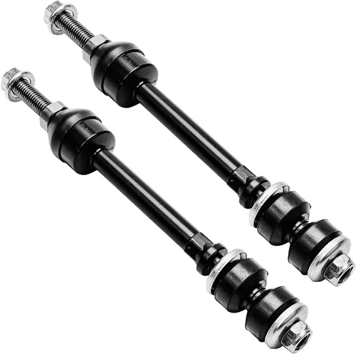 Detroit Axle - 2 barras estabilizadoras delanteras para Dodge Dakota 05-10, Mitsubishi Raider 06-09, 11 Ram Dakota, 2 eslabones de extremo de barra