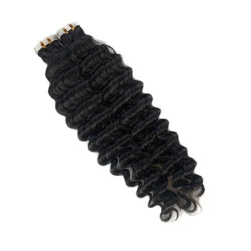 Miniatura 7 de Extensiones de cabello cosidas de cabello humano real, balayage de negro brillante a rubio dorado, paquete de extensiones de cabello humano