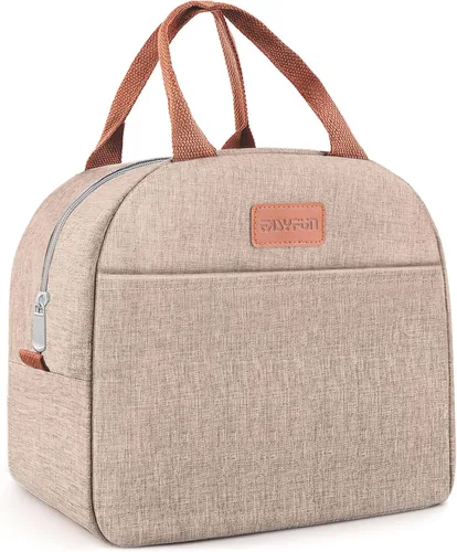 Miniatura 19 de Bolsa de almuerzo para mujeres y hombres, lonchera aislada para adultos, pequeña lonchera hermética enfriadora, contenedores de comida para almuerzo