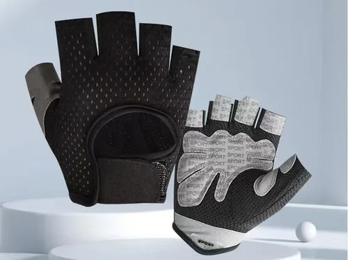Miniatura 6 de INOGIH Guantes de gimnasio ligeros y transpirables sin dedos para mujer, guantes de entrenamiento para ejercicio y crossfit