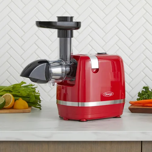 Miniatura 7 de Omega H3000D Prensa en frío 365 Exprimidor Extractor de masticación lenta crea deliciosos frutas vegetales y de hoja verde de humilito y conserva