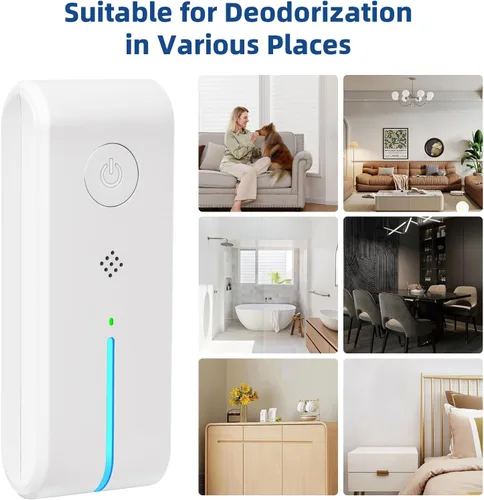 Miniatura 4 de Ionizadores de aire enchufables – ionizador de aire para el hogar, purificador de aire enchufable con luz nocturna negativa sin filtro portátil