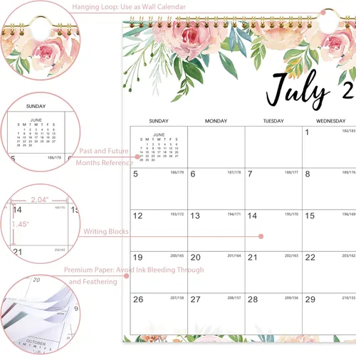 Miniatura 4 de Calendario 2026 – ENE 2026 – DIC 2026, 14.6'' x 11.4'' pulgadas, calendario de pared 2026, encuadernación de doble alambre, calendario de 12 meses
