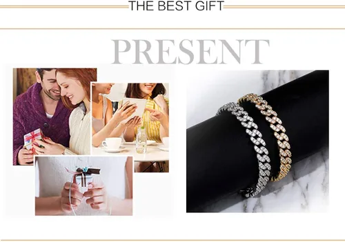 Miniatura 5 de TOPGRILLZ 8mm Cuban Link Anklets Bracelet for Women 6 Times 14K Gold Plated Fashion Foot Jewelry Gift, 9" 10" 11