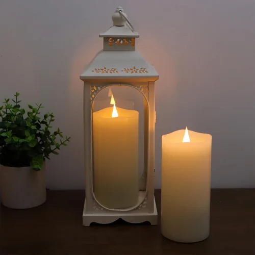Miniatura 3 de TECHLONG Velas sin llama con control remoto y temporizador, velas de 3D con llama parpadeante operadas por batería que duran más de 1000 horas