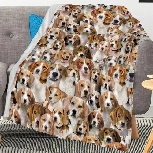 Miniatura 14 de Manta con estampado Airedale Terrier – Manta con estampado de animales divertidos para amantes de los perros y cachorros, regalos Airedale Terrier