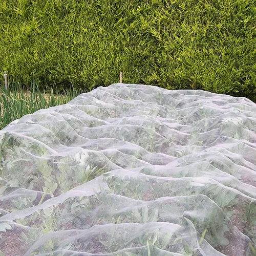 Miniatura 7 de Red de barrera de jardín, cubiertas para plantas de 3,05x3,05 m, red de malla ultrafina para proteger plantas vegetales, frutas, flores, cultivos