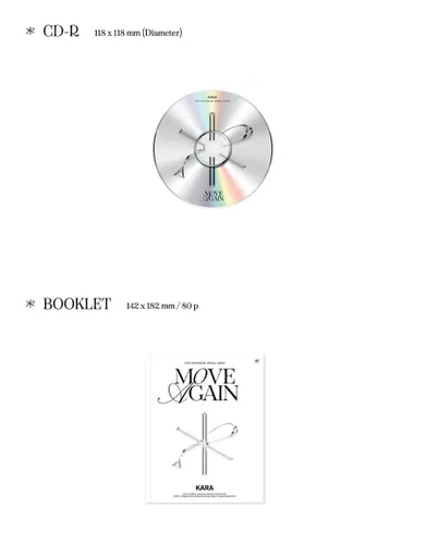 Miniatura 2 de KARA MOVE AGAIN Álbum de 15 aniversario K-POP SEALED