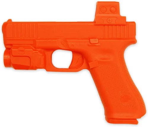 Miniatura 11 de American Safety Trainers - Compatible con modelos Glock - Pistolas de entrenamiento de polímero sólido no funcionales - Naranja brillante - EE.UU.