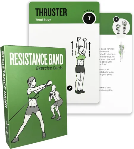 Miniatura 12 de Tarjetas de entrenamiento con rodillo de espuma, 62 tarjetas de ejercicios de gran tamaño de 5 x 3.5 pulgadas, tarjetas de fitness para mujeres