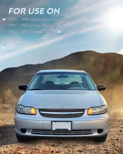 Miniatura 8 de Nilight Conjunto de faros Compatible con 1997 1998 1999 2000 2001 2002 2003 Malibu 2004 2005 Chevy Classic 1997-1999 Oldsmobile Cutlass Reemplazo