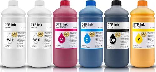 Miniatura 8 de Paquete combinado de tinta DTF de 8.5 fl oz compatible con cabezales de impresión instalados DTF impresoras L1800 R1390 ET-4800 8550 XP15000 I3200