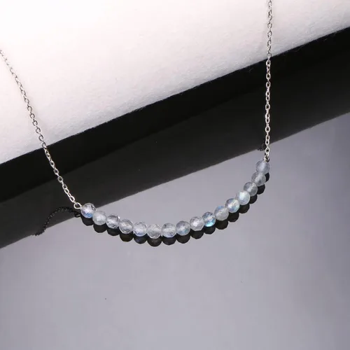 Miniatura 5 de Collar de plata de ley real con dije de corazón para hermana, regalo de hermana