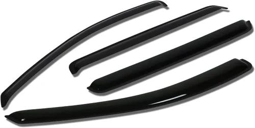Miniatura 17 de Visor protector deflector de lluvia autoadhesivo para vidrio para Hyunday Sonata NF, 4 unidades, uno por puerta