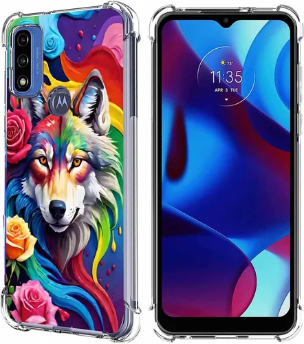 Miniatura 11 de Funda para Moto G Pure/Moto G Power 2022/Moto G Play 2023, Mandala Flower Space Drop Protección a prueba de golpes Carcasa protectora de cuerpo