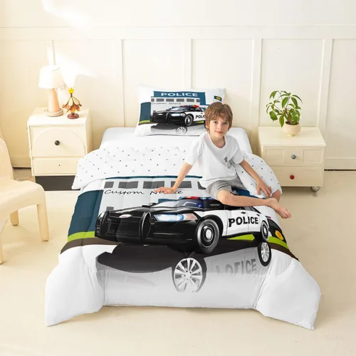 Miniatura 11 de Erosebridal Juego de edredón personalizado de tigre para niños, tamaño individual, juego de ropa de cama con estampado de animales salvajes
