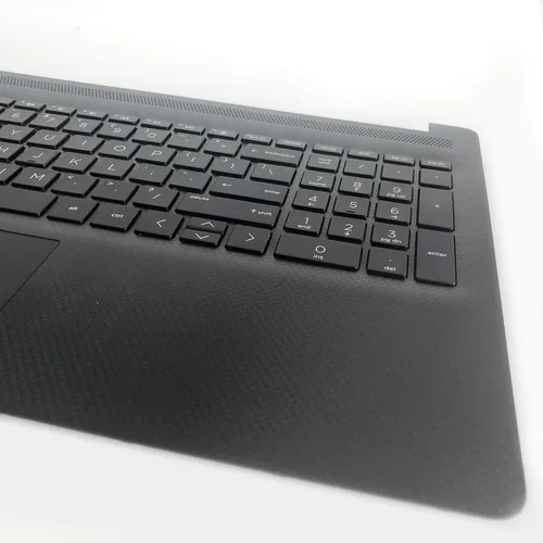 Miniatura 9 de LTPRPTS Reemplazo para HP 15-DA 15-DB 15-DR 15-DA0053WM 15-DA0012DX 15-DA0073WM Trackpad AHS US 15.6" Carcasa superior para laptop Palmrest Teclado