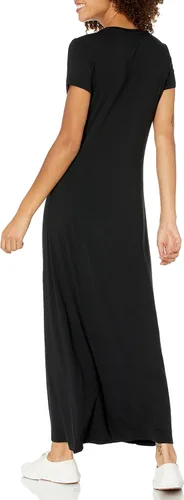Miniatura 2 de Tienda Essentials - Vestido largo de manga corta para mujer