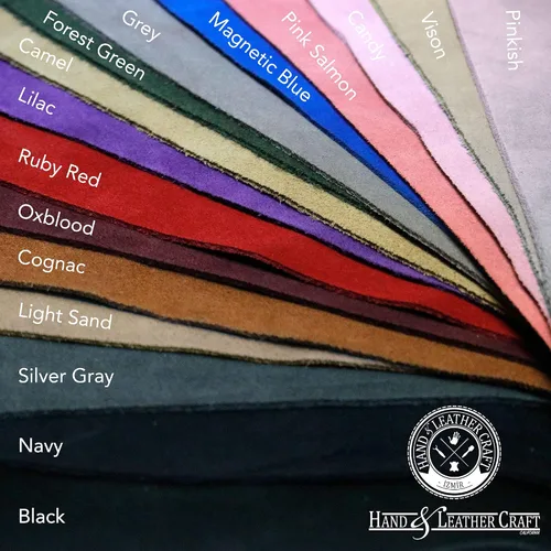 Miniatura 7 de Hand & Leather Craft 3/4 oz. Piel de vaca de gamuza. Lo mejor para mocasines, artesanía en cuero, forros de bolsas, delantales, piezas de sillín.