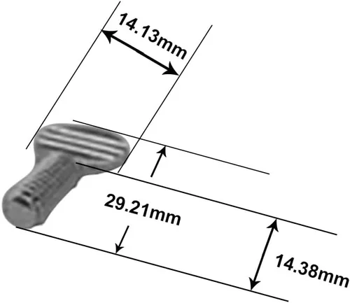 Miniatura 5 de QCAA Cerradura de Seguridad para Ventana Corredera Única Pequeña, Aluminio, Revestimiento Negro, Paquete de 4, Fabricado en Taiwán